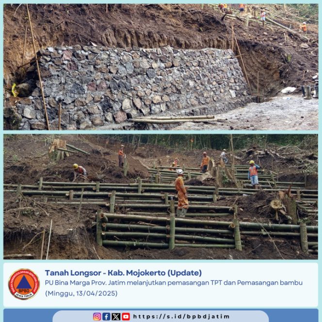 
					Gubernur Khofifah Pastikan Perbaikan Akses Pasca Longsor Jalur Pacet-Cangar Segera Tuntas