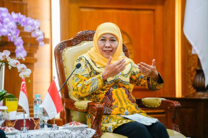 
					Dubes Singapura Puji Jatim Sebagai Tujuan Utama Investasi di Indonesia, Gubernur Khofifah Komitmen Jaga Keberlanjutan Kerjasama