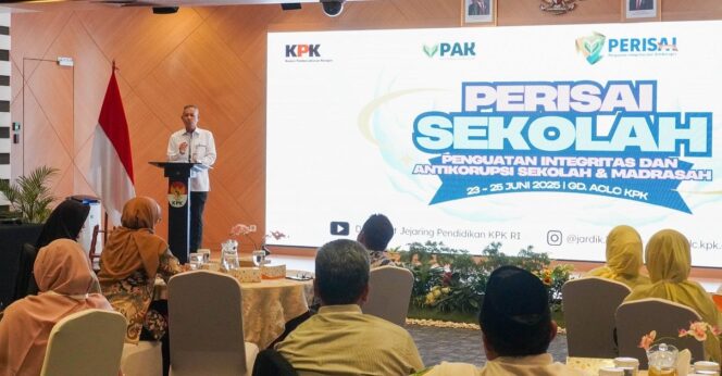 
					KPK Kuatkan Sekolah sebagai Benteng Antikorupsi lewat PERISAI 2025