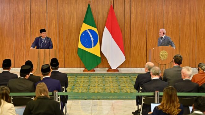 
					Presiden Prabowo Tegaskan Komitmen Percepat Kerja Sama Konkret dengan Brasil
