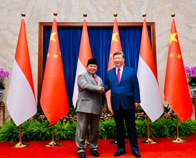 
					Pertemuan Prabowo-Xi Jinping di Beijing Hasilkan Penguatan Poin Penting Kerja Sama Strategis