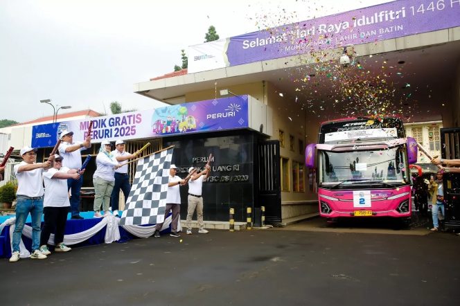 
					PERURI Berangkatkan 700 Pemudik Pulang Kampung secara Gratis