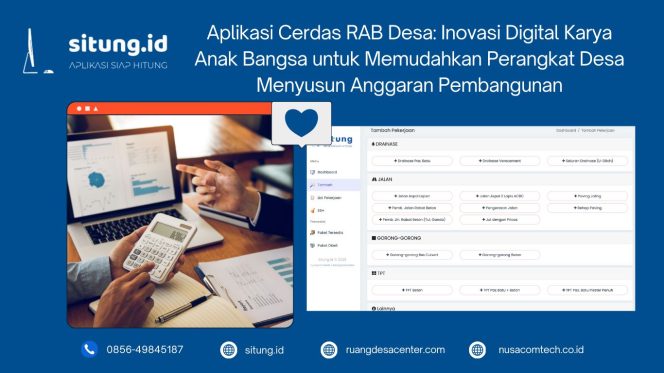 
					Aplikasi Cerdas RAB Desa: Inovasi Digital Karya Anak Bangsa untuk Memudahkan Perangkat Desa Menyusun Anggaran Pembangunan