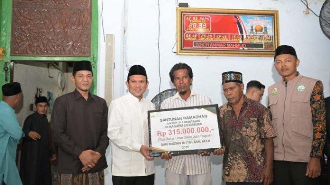 
					Baitul Mal Aceh Salurkan Rp5 Miliar Zakat Langsung ke Rekening 5.000 Keluarga Miskin