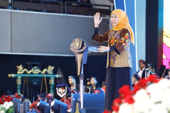 
Gubernur Khofifah Optimis Kompetensi dan Prestasi Siswa Jatim Semakin Meningkat Wujudkan Indonesia Emas 2045