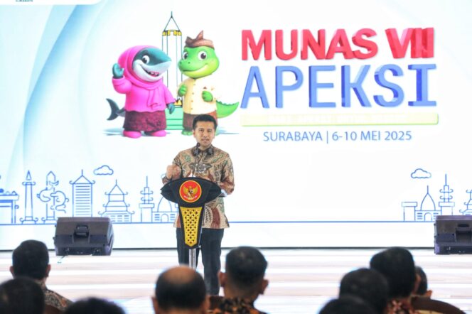 
Hadiri Pembukaan Munas APEKSI 2025, Wagub Emil Sebut Sinergitas dan Kolaborasi Jadi Kunci Jalankan Roda Pemerintahan