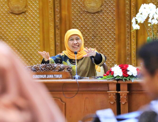 
					Gubernur Khofifah Ingatkan Perangkat Daerah Percepat Program Kerja untuk Memakmurkan dan Mencerdaskan Masyarakat