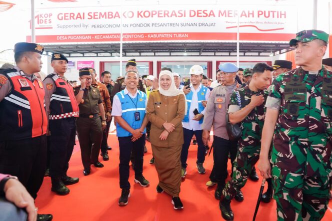 
					Jawa Timur Tuntaskan 8.494 Koperasi Merah Putih, Gubernur Khofifah Tegaskan Siap Kawal Gagasan Besar Presiden Prabowo Bangun Ekonomi Dari Desa