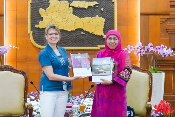 
					Di Hadapan Delegasi World Food Programme, Gubernur Khofifah Pastikan Jatim Siap Jadi Pelaksana Pertama Beras Fortifikasi Untuk MBG