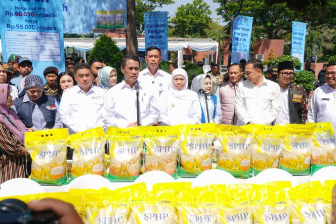 
					Gubernur Khofifah: Jawa Timur Surplus Beras 1,67 Juta Ton, GPM Jadi Bukti Hadirnya Pemerintah