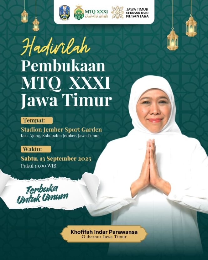 
					Gubernur Khofifah Sebut MTQ XXXI Jatim Jadi Momentum Mewujudkan Gerbang Baru Nusantara