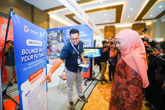 
Gubernur Khofifah Dorong Pencari Kerja Manfaatkan Job Fair Inklusif 2025 Sebagai Gerbang Menuju Indonesia Emas 2045