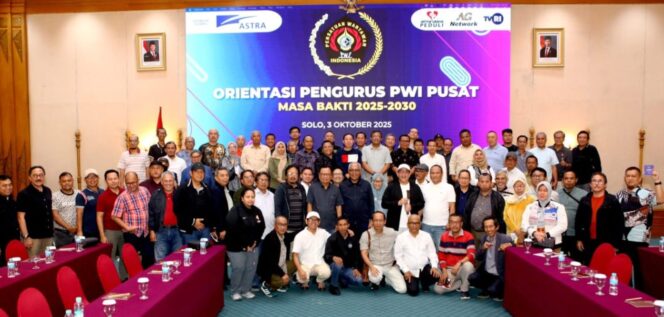 
Jelang Pengukuhan, Pengurus PWI Pusat Periode 2025–2030 Gelar Konsolidasi dan Orientasi di Solo