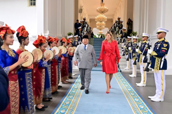 
					Presiden Prabowo Sambut Ratu Maxima di Istana Merdeka, Bahas Inklusi Keuangan Global