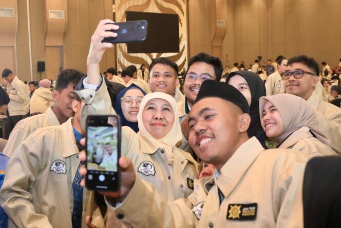 
Gubernur Khofifah Ajak Pemuda Jadi Penggerak Kampanye Antikorupsi untuk Indonesia Emas 2045