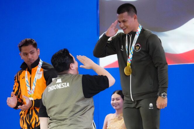 
					Rizki Juniansyah Persembahkan Emas di SEA Games 2025 dan Pecahkan Rekor Dunia