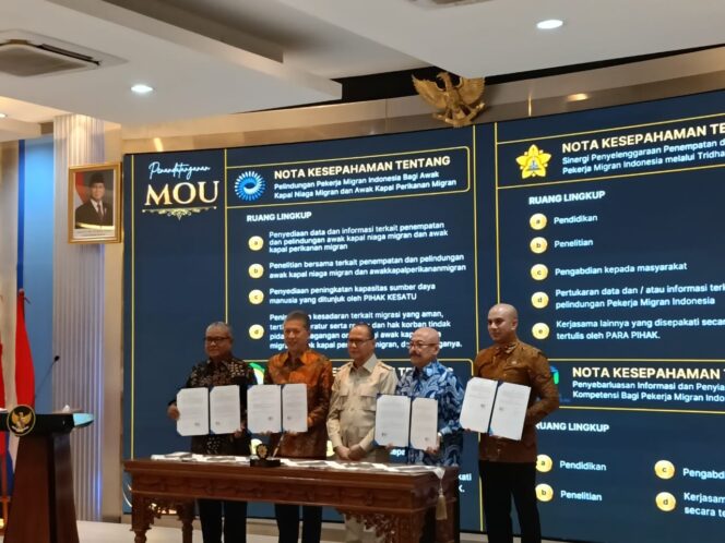 
					KemenP2MI Gandeng 14 Mitra Strategis, Perkuat Pelindungan PMI dari Hulu ke Hilir