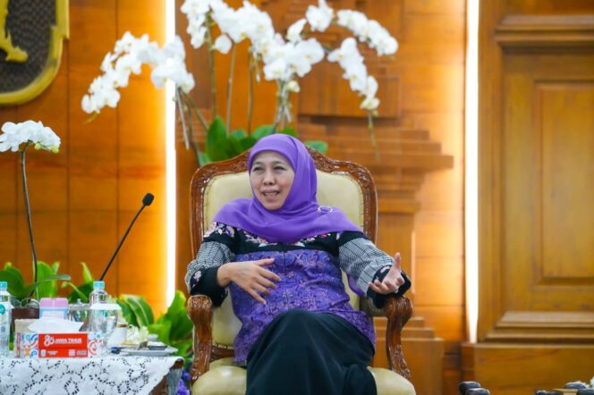 
Gubernur Khofifah Nilai Penunjukan TVRI sebagai Penyiar Resmi FIFA World Cup 2026 Jadi Momentum Kebangkitan Penyiaran Nasional