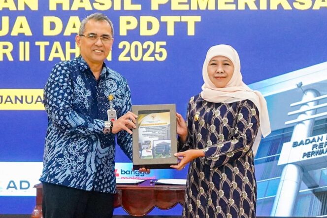 
Gubernur Khofifah Tegaskan Rekomendasi BPK Jadi Peta Jalan Penguatan Ketahanan Pangan dan Pendidikan di Jawa Timur