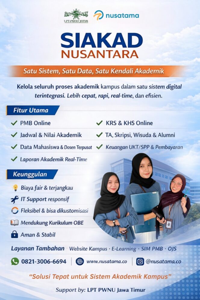 
SIAKAD Nusantara Hadirkan Layanan Akademik Digital yang Efisien dan Real-Time
