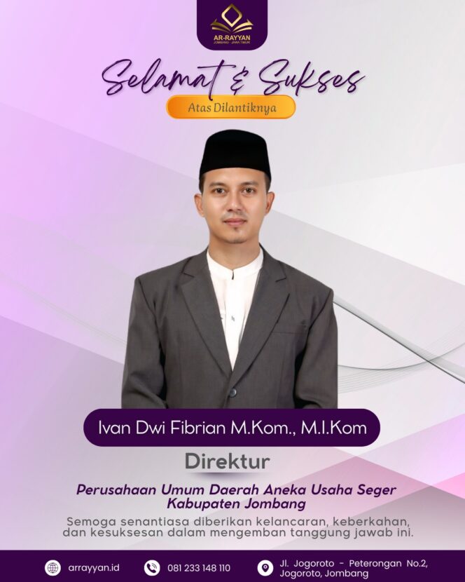 
Pemkab Jombang Tetapkan Direktur Baru Perumda Aneka Usaha Seger