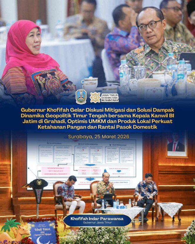 
Gubernur Khofifah Optimistis Jatim Mampu Adaptif dan Tangguh Hadapi Tantangan Global
