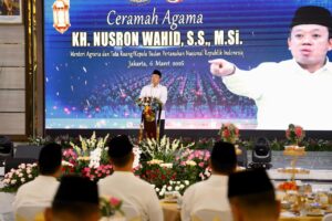 Momentum Ramadan, Nusron Bahas Hikmah Turunnya Al-Qur’an di Hadapan Marinir