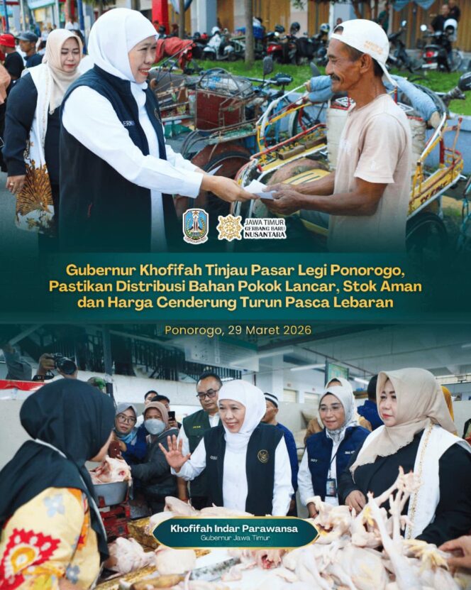 
Gubernur Khofifah Pastikan Harga Daging, Beras dan Minyak Goreng Stabil, Minta Pengawasan Terus Ditingkatkan