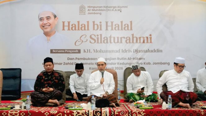 
HIKAM Jombang Gelar Halal Bihalal di Ponpes Umar Zahid, Perkuat Ukhuwah dan Teladani Perjalanan Hidup Abah Djamal