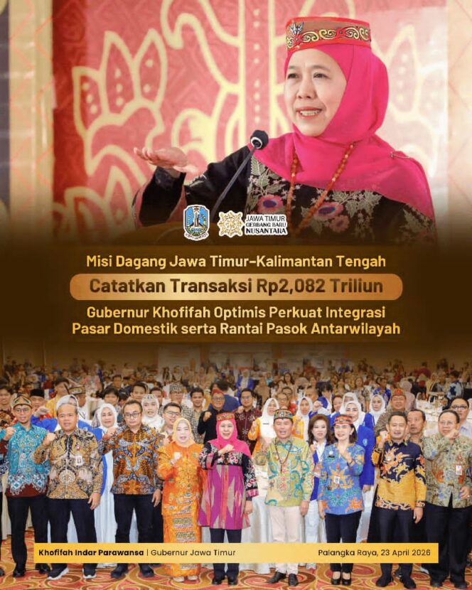 
Gubernur Khofifah Dorong Sinergi Antarwilayah, Misi Dagang Jatim–Kalteng Tembus Rp2,082 Triliun