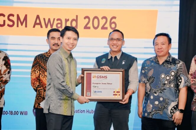 
Biro Adpim Jatim Borong Empat Penghargaan GSMS Award 2026 untuk Pemprov Jawa Timur