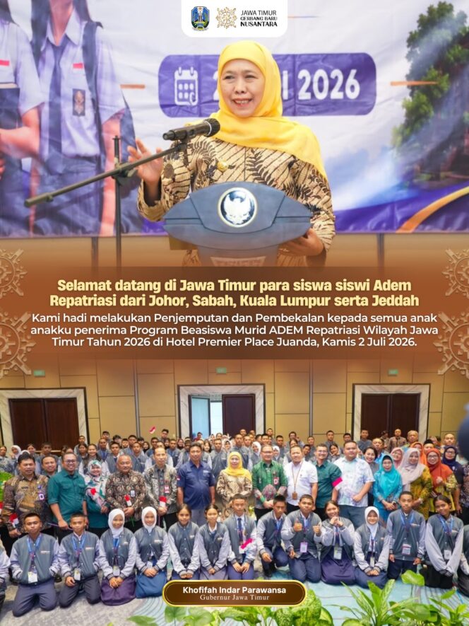 
Gubernur Khofifah Paparkan Capaian Jawa Timur sebagai Bukti Kepemimpinan Adaptif dan Inovatif Mendorong Kinerja Pemerintahan