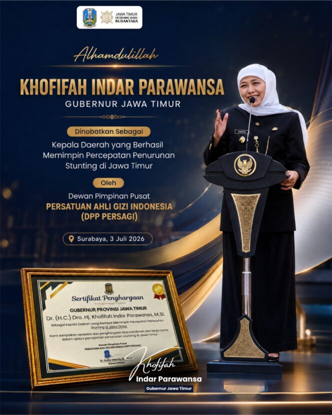 
Gubernur Khofifah Tegaskan Peran Kolaborasi dan Inovasi Menjadi Kunci Keberhasilan Percepatan Penurunan Stunting di Jawa Timur