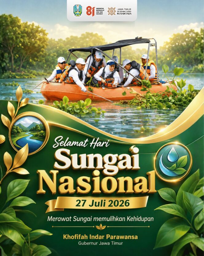 
Jaga Sungai, Jaga Kehidupan, Gubernur Khofifah Dorong Partisipasi Masyarakat Lestarikan Ekosistem