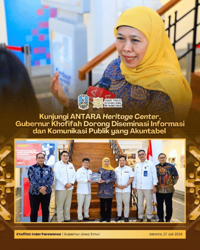 
Penguatan Diseminasi Informasi Jadi Fokus, Gubernur Khofifah Bahas Kolaborasi Strategis dengan ANTARA