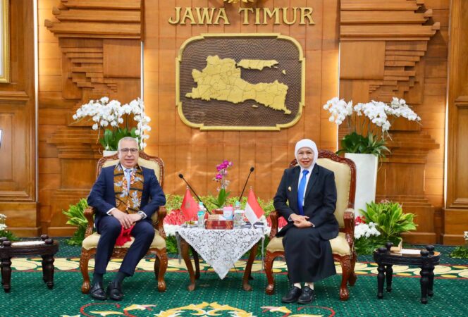 
Gubernur Khofifah Terima Dubes Maroko di Grahadi, Buka Peluang Beasiswa hingga Investasi bagi Jawa Timur