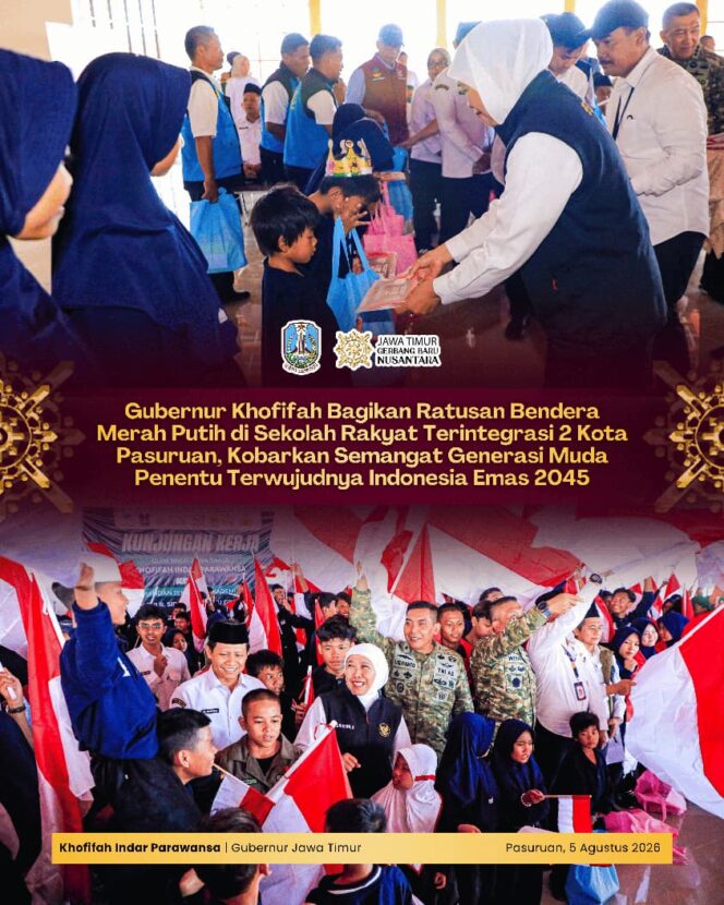 
Gubernur Khofifah Ajak Siswa Sekolah Rakyat Isi Kemerdekaan dengan Prestasi, Inovasi, dan Karakter Kuat