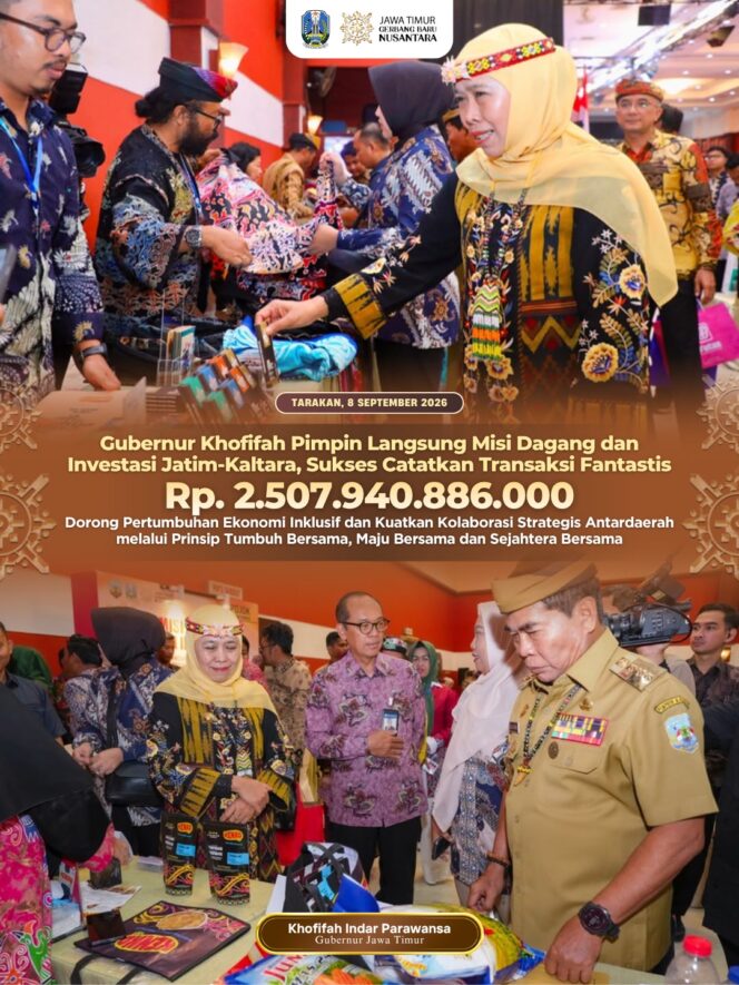 
Tujuh Kali Misi Dagang Sepanjang 2026, Gubernur Khofifah Kembali Catat Transaksi Fantastis Rp2,5 Triliun