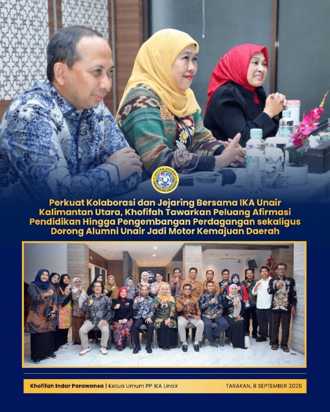 
Jejaring Alumni UNAIR Jadi Jembatan Kolaborasi Jatim–Kaltara, Gubernur Khofifah Buka Peluang Pendidikan hingga Peternakan