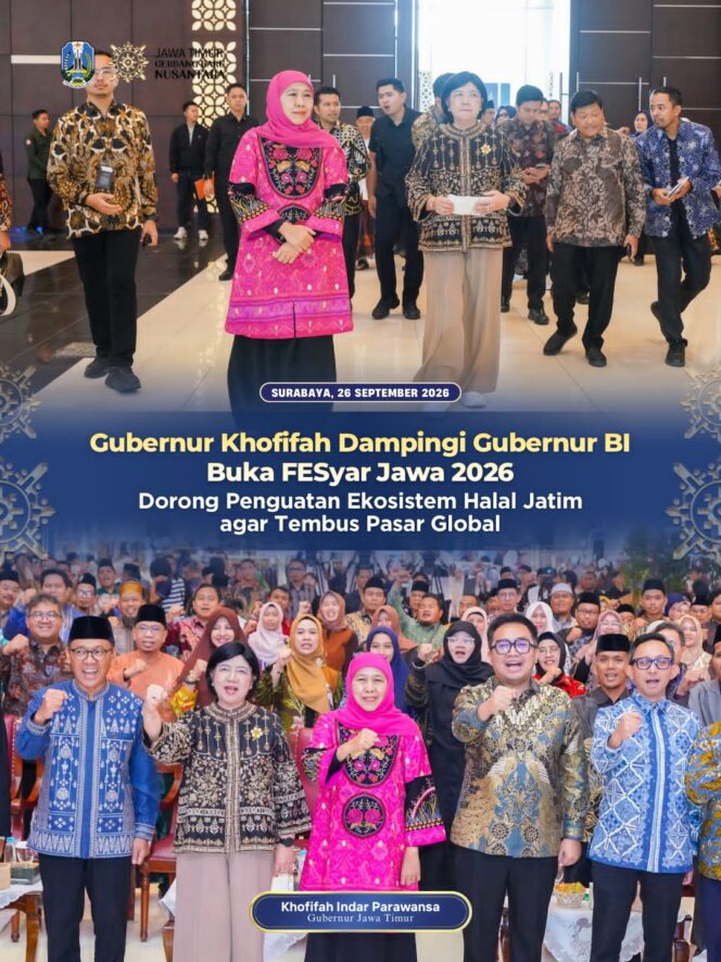 
Ekosistem Halal Jatim Terus Diperkuat, Gubernur Khofifah Bidik Perluasan Pasar hingga Rantai Pasok Global