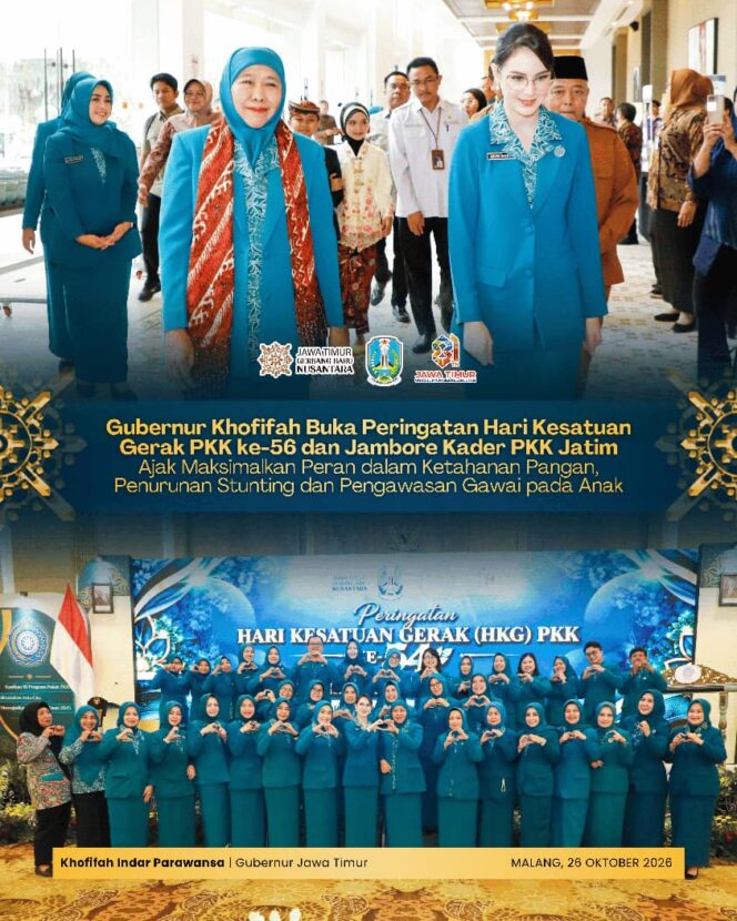
Gubernur Khofifah Ingatkan Bahaya Pola Asuh Gadget, Dorong Kader PKK Dampingi Anak Cerdas Berteknologi